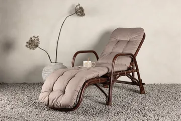 Nella Solstol 67x177 cm - Brun - Hagemøbler & utemiljø - Stoler & Lenestoler - Solstoler