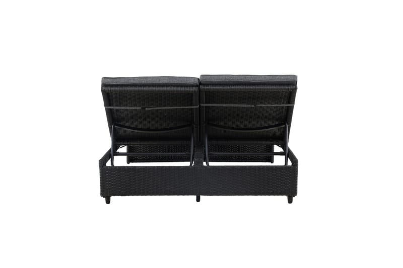 London Solstol 119x196 cm - Svart - Hagemøbler & utemiljø - Stoler & Lenestoler - Solstoler