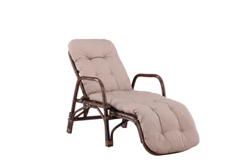 Nella Solstol 67x177 cm - Brun - Hagemøbler & utemiljø - Stoler & Lenestoler - Solstoler