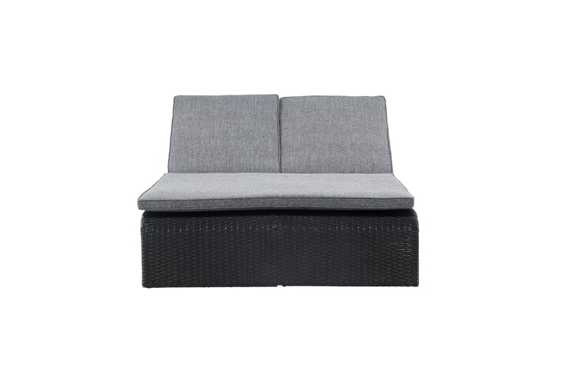 London Solstol 119x196 cm - Svart - Hagemøbler & utemiljø - Stoler & Lenestoler - Solstoler