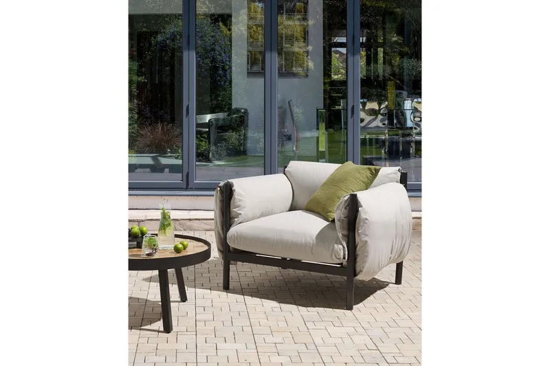 Abbotsford Utelenestol - Svart/Grå - Hagemøbler & utemiljø - Stoler & Lenestoler - Utelenestoler