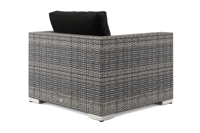 Bahamas Lounge Lenestol Utendørs i Kunstrotting - Grå - Hagemøbler & utemiljø - Stoler & Lenestoler - Utelenestoler