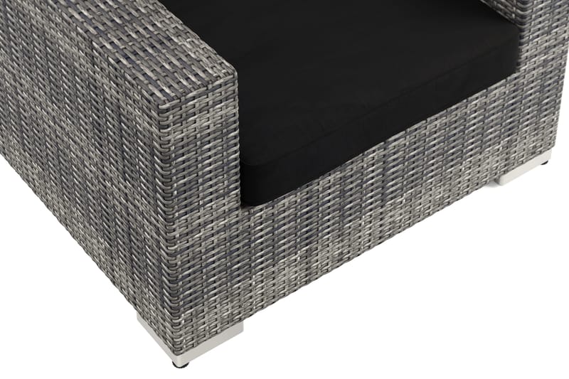 Bahamas Lounge Lenestol Utendørs i Kunstrotting - Grå - Hagemøbler & utemiljø - Stoler & Lenestoler - Utelenestoler