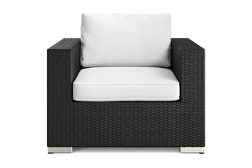 Bahamas Lounge Lenestol Utendørs i Kunstrotting - Svart - Hagemøbler & utemiljø - Stoler & Lenestoler - Utelenestoler