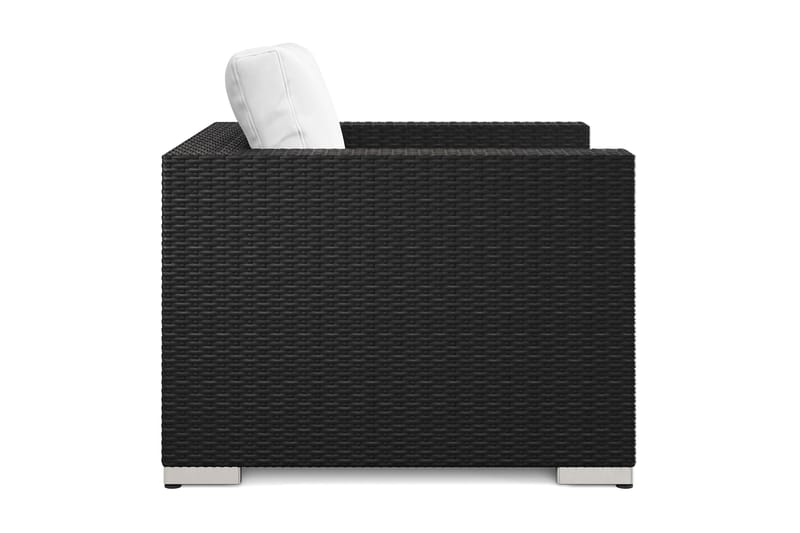 Bahamas Lounge Lenestol Utendørs i Kunstrotting - Svart - Hagemøbler & utemiljø - Stoler & Lenestoler - Utelenestoler