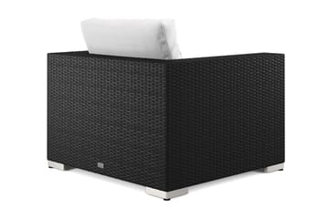 Bahamas Lounge Lenestol Utendørs i Kunstrotting - Svart - Hagemøbler & utemiljø - Stoler & Lenestoler - Utelenestoler