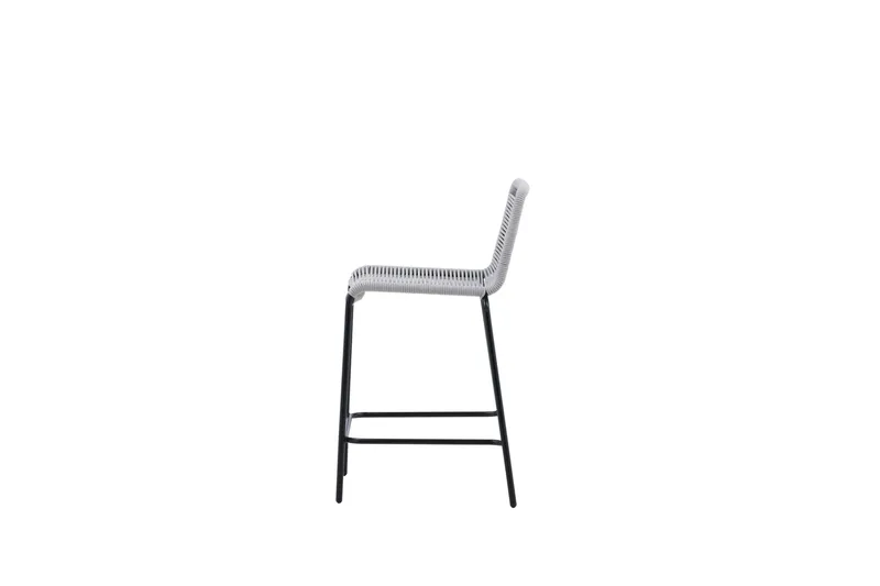 Barstol Lindos Lysegrå - Venture Home - Hagemøbler & utemiljø - Stoler & Lenestoler - Barstoler utendørs
