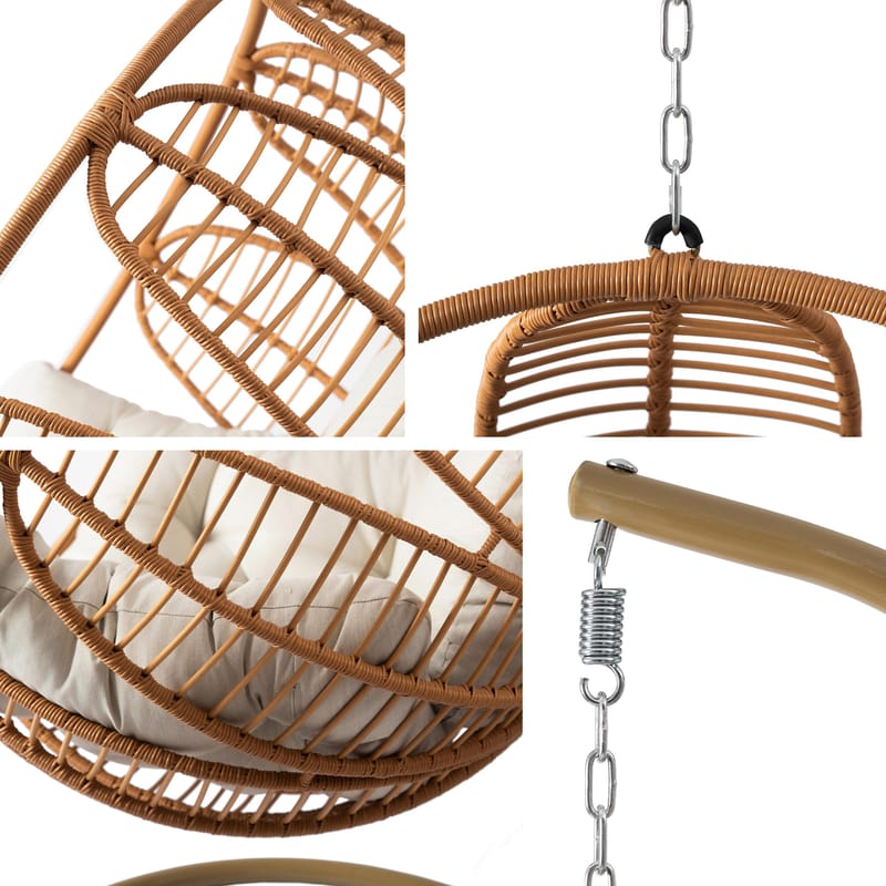 Bravion Hengestol utendørs - beige - Hagemøbler & utemiljø - Stoler & Lenestoler - Hengestoler