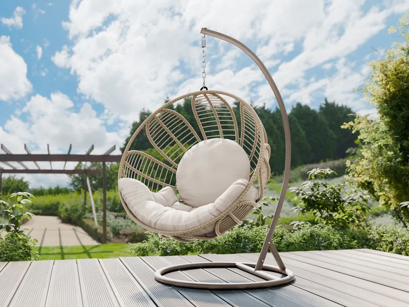 Bravion Hengestol utendørs - beige - Hagemøbler & utemiljø - Stoler & Lenestoler - Hengestoler