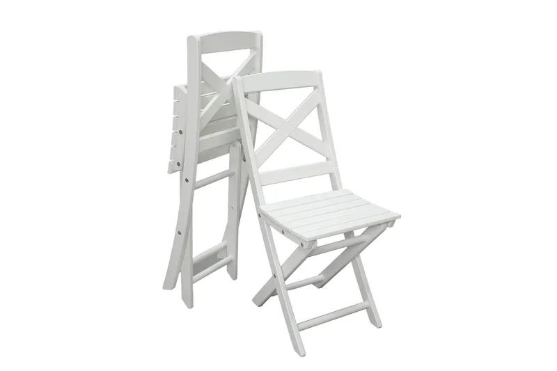 CALAYAN Klappstol Hvit - Hagemøbler & utemiljø - Stoler & Lenestoler - Caféstoler