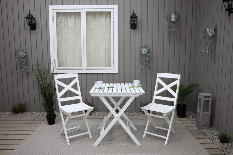 CALAYAN Klappstol Hvit - Hagemøbler & utemiljø - Stoler & Lenestoler - Caféstoler