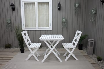 CALAYAN Klappstol Hvit - Hagemøbler & utemiljø - Stoler & Lenestoler - Caféstoler
