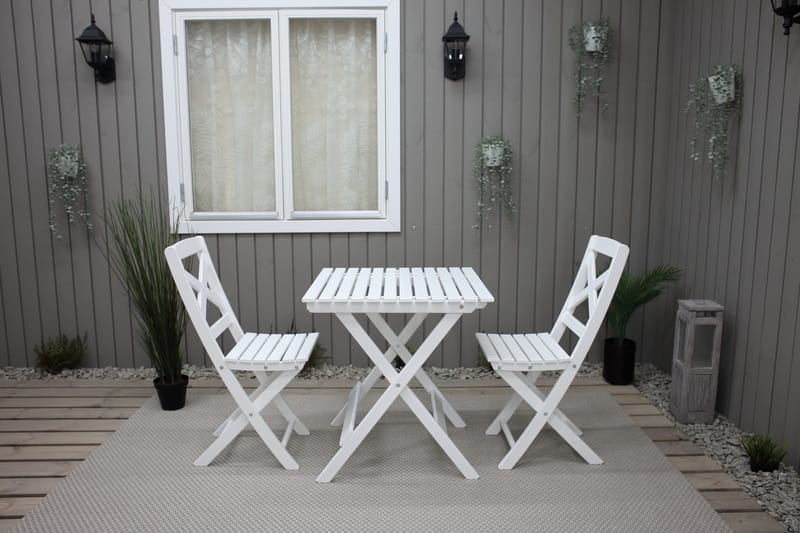 CALAYAN Klappstol Hvit - Hagemøbler & utemiljø - Stoler & Lenestoler - Caféstoler