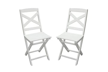 CALAYAN Klappstol Hvit - Hagemøbler & utemiljø - Stoler & Lenestoler - Caféstoler