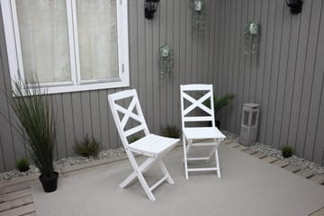 CALAYAN Klappstol Hvit - Hagemøbler & utemiljø - Stoler & Lenestoler - Caféstoler