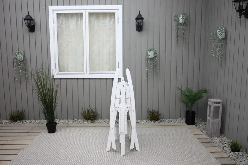 CALAYAN Klappstol Hvit - Hagemøbler & utemiljø - Stoler & Lenestoler - Caféstoler