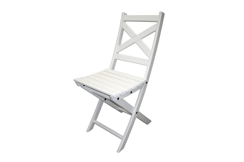 CALAYAN Klappstol Hvit - Hagemøbler & utemiljø - Stoler & Lenestoler - Caféstoler