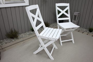 CALAYAN Klappstol Hvit - Hagemøbler & utemiljø - Stoler & Lenestoler - Caféstoler