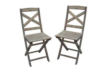 Edilma Klappstol - Grå - Hagemøbler & utemiljø - Stoler & Lenestoler - Caféstoler