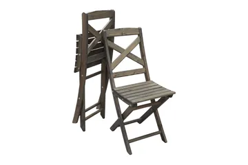 Edilma Klappstol - Grå - Hagemøbler & utemiljø - Stoler & Lenestoler - Caféstoler