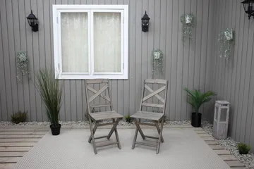 Edilma Klappstol - Grå - Hagemøbler & utemiljø - Stoler & Lenestoler - Caféstoler