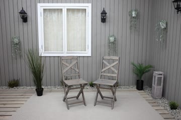 Edilma Klappstol - Grå - Hagemøbler & utemiljø - Stoler & Lenestoler - Caféstoler