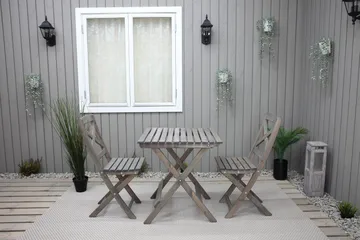 Edilma Klappstol - Grå - Hagemøbler & utemiljø - Stoler & Lenestoler - Caféstoler