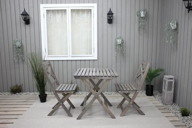 Edilma Klappstol - Grå - Hagemøbler & utemiljø - Stoler & Lenestoler - Caféstoler