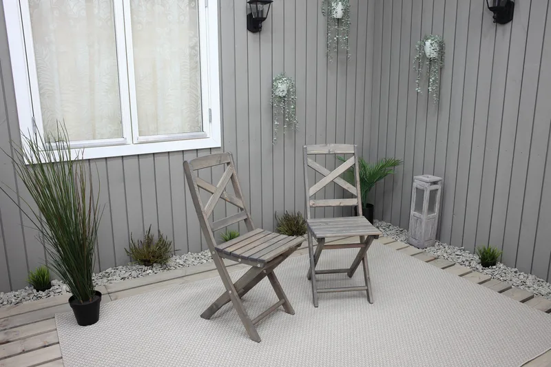 Edilma Klappstol - Grå - Hagemøbler & utemiljø - Stoler & Lenestoler - Caféstoler