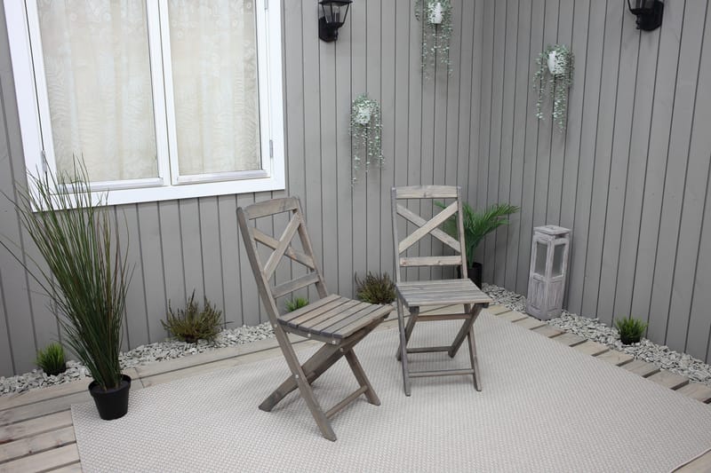 Edilma Klappstol - Grå - Hagemøbler & utemiljø - Stoler & Lenestoler - Caféstoler