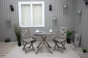 Edilma Klappstol - Grå - Hagemøbler & utemiljø - Stoler & Lenestoler - Caféstoler