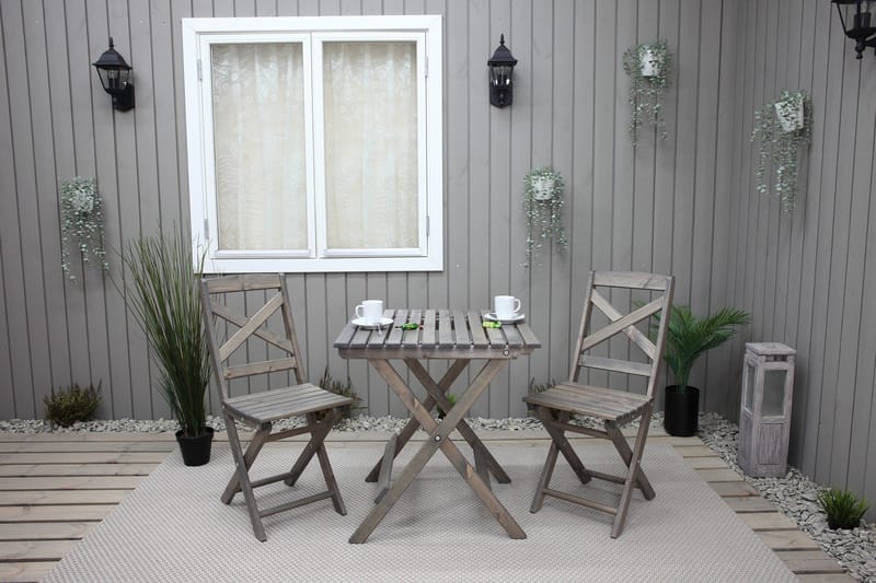 Edilma Klappstol - Grå - Hagemøbler & utemiljø - Stoler & Lenestoler - Caféstoler