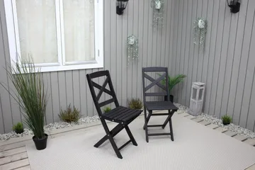 Edilma Klappstol - Mørkebrun - Hagemøbler & utemiljø - Stoler & Lenestoler - Caféstoler