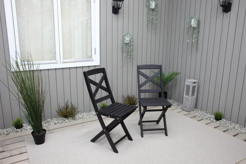 Edilma Klappstol - Mørkebrun - Hagemøbler & utemiljø - Stoler & Lenestoler - Caféstoler