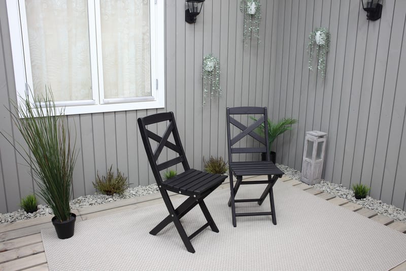 Edilma Klappstol - Mørkebrun - Hagemøbler & utemiljø - Stoler & Lenestoler - Caféstoler