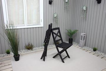 Edilma Klappstol - Mørkebrun - Hagemøbler & utemiljø - Stoler & Lenestoler - Caféstoler