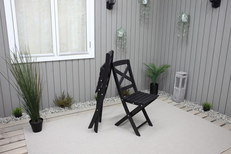 Edilma Klappstol - Mørkebrun - Hagemøbler & utemiljø - Stoler & Lenestoler - Caféstoler