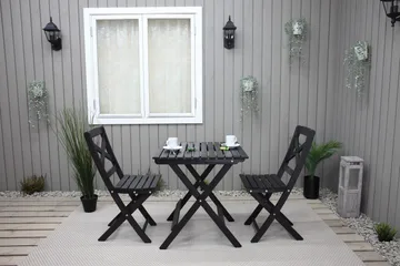 Edilma Klappstol - Mørkebrun - Hagemøbler & utemiljø - Stoler & Lenestoler - Caféstoler