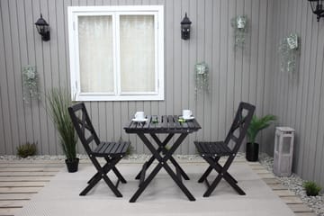 Edilma Klappstol - Mørkebrun - Hagemøbler & utemiljø - Stoler & Lenestoler - Caféstoler