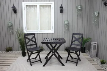 Edilma Klappstol - Mørkebrun - Hagemøbler & utemiljø - Stoler & Lenestoler - Caféstoler