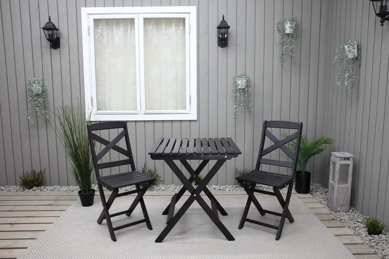 Edilma Klappstol - Mørkebrun - Hagemøbler & utemiljø - Stoler & Lenestoler - Caféstoler