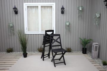 Edilma Klappstol - Mørkebrun - Hagemøbler & utemiljø - Stoler & Lenestoler - Caféstoler