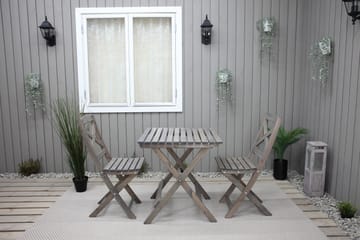 Klappstol Edilma - Grå - Hagemøbler & utemiljø - Stoler & Lenestoler - Caféstoler