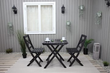 Klappstol Edilma - Mørkebrun - Hagemøbler & utemiljø - Stoler & Lenestoler - Caféstoler