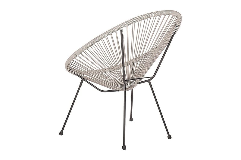 Cayaco Utelenestol - Grå/Svart - Hagemøbler & utemiljø - Stoler & Lenestoler - Utelenestoler