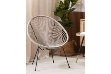 Cayaco Utelenestol - Grå/Svart - Hagemøbler & utemiljø - Stoler & Lenestoler - Utelenestoler