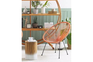 Cayaco Utelenestol - Oransje/Svart - Hagemøbler & utemiljø - Stoler & Lenestoler - Utelenestoler