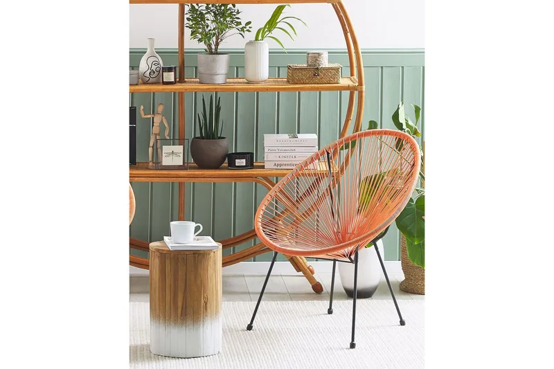 Cayaco Utelenestol - Oransje/Svart - Hagemøbler & utemiljø - Stoler & Lenestoler - Utelenestoler