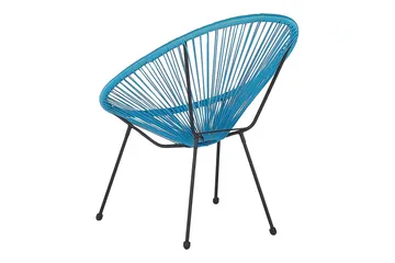 Cayaco Utelenestol - Svart Blå - Hagemøbler & utemiljø - Stoler & Lenestoler - Utelenestoler