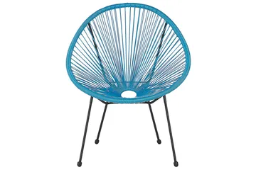 Cayaco Utelenestol - Svart Blå - Hagemøbler & utemiljø - Stoler & Lenestoler - Utelenestoler